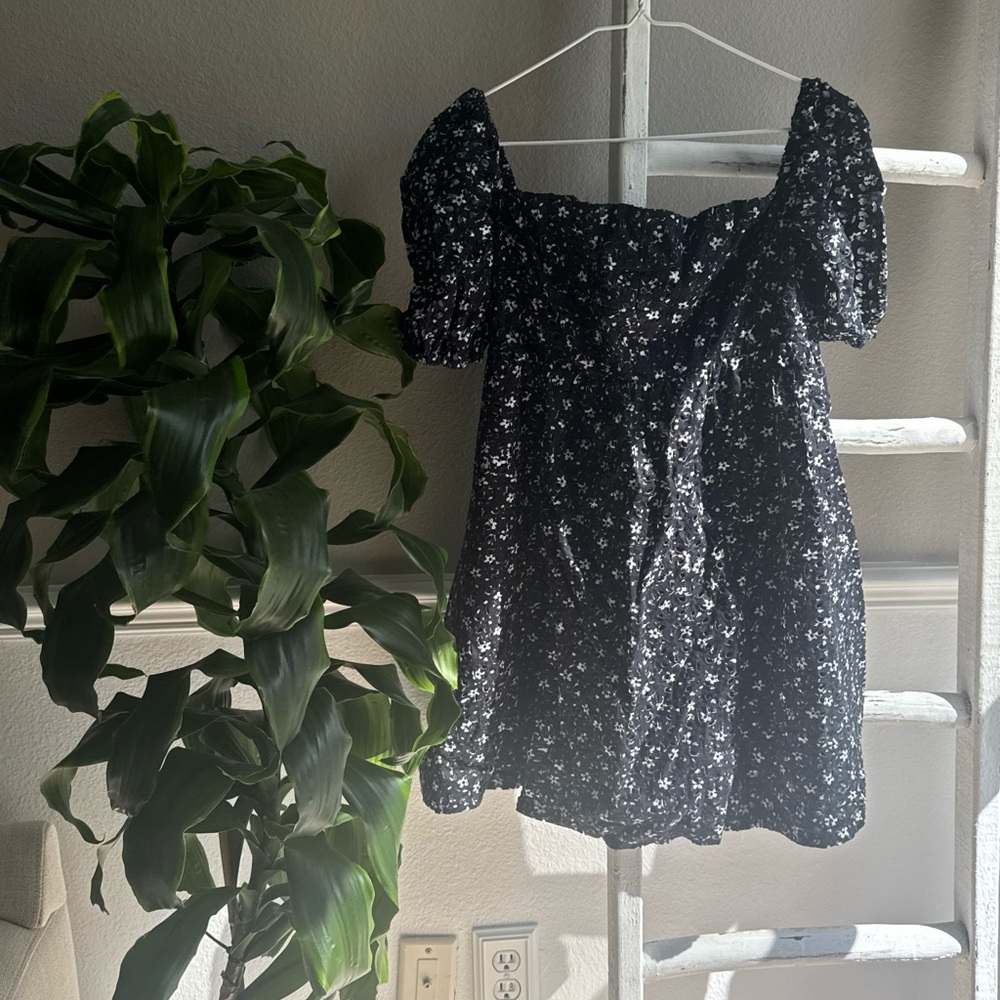 Maeve Blue Textured Mini Dress